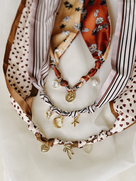 Seaside Scarf Necklace Simply Korena