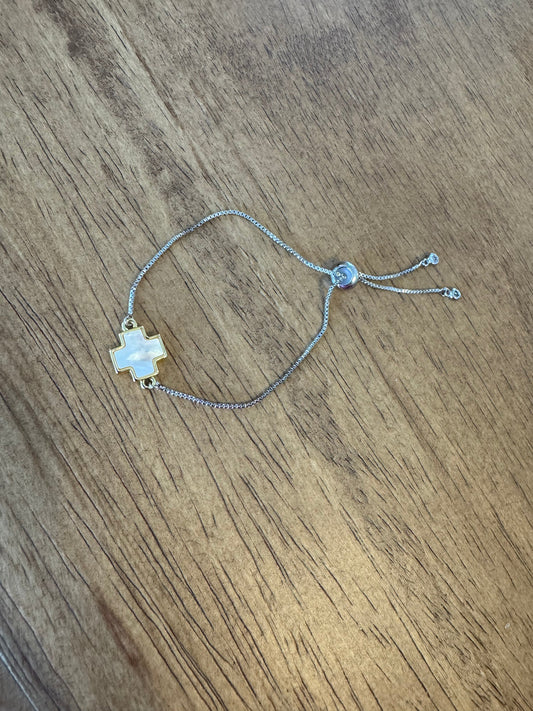 Two Tone Cross Bracelets Simply Korena