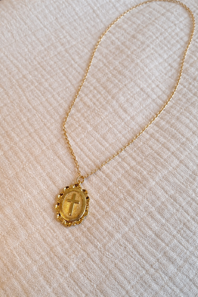 Daily Bread Necklace Set: 18k Gold Filled (can be worn separately) Simply Korena