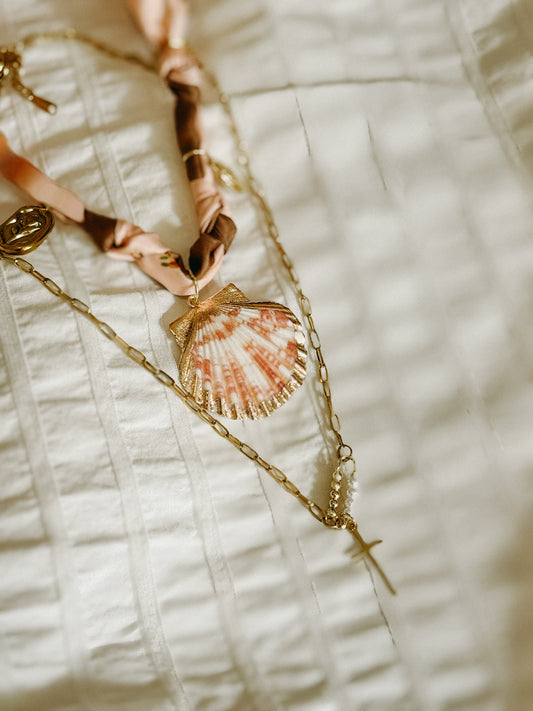 Seaside Daydream Scarf Necklace Simply Korena