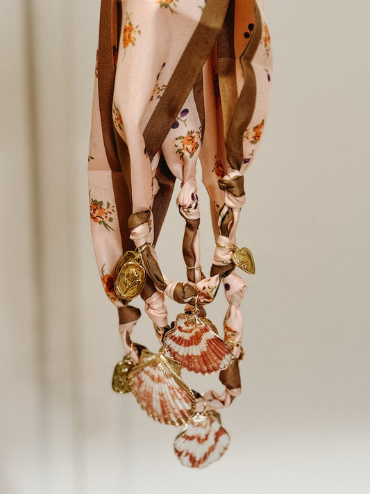 Seaside Daydream Scarf Necklace Simply Korena