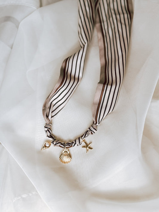 Seaside Scarf Necklace Simply Korena