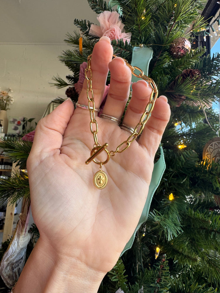 Vintage Toggle Charm Bracelet Simply Korena