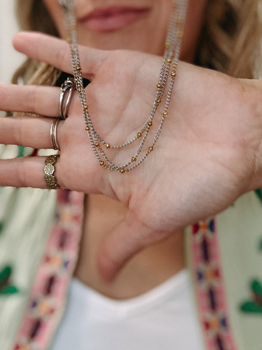 Two Tone Satellite Chain Simply Korena