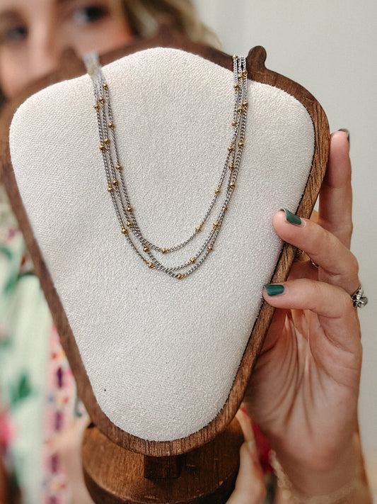 Two Tone Satellite Chain Simply Korena