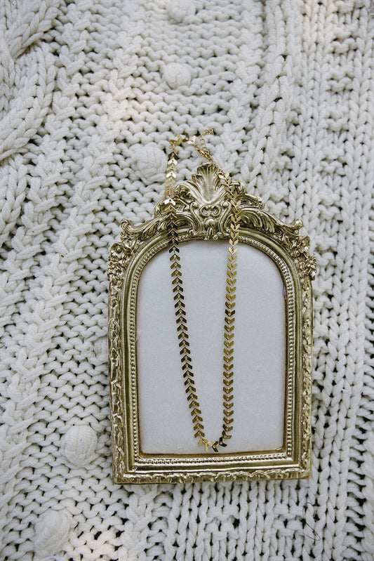 Dainty Chevron Necklace – Gold or Silver | Tarnish-Free Everyday Jewelry Simply Korena