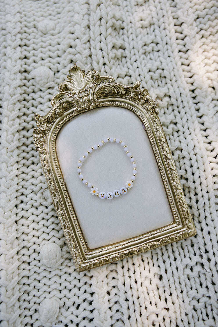 Personalized Daisy Mommy and Me Bracelet Set Simply Korena