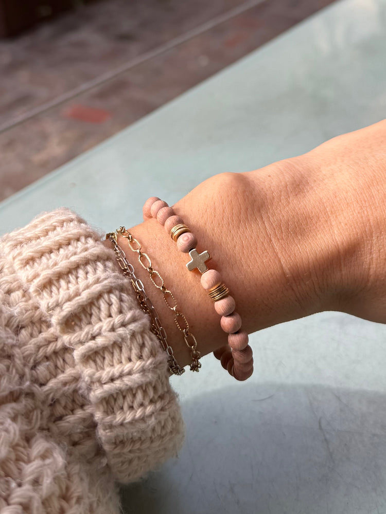 Rosewood Diffuser Cross Bracelet – A Gentle Reminder of Faith & Peace Simply Korena