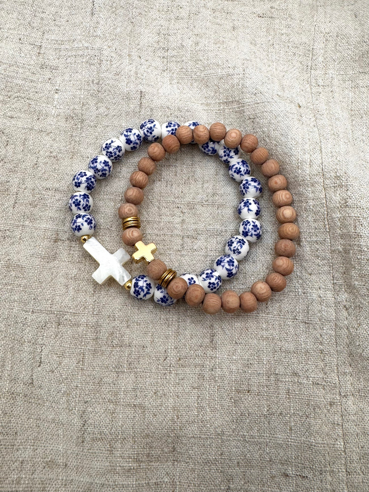 Rosewood Diffuser Cross Bracelet – A Gentle Reminder of Faith & Peace Simply Korena