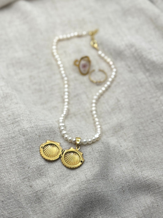 The Wind & Waves Charm Necklace – A Reminder of His Peace Simply Korena