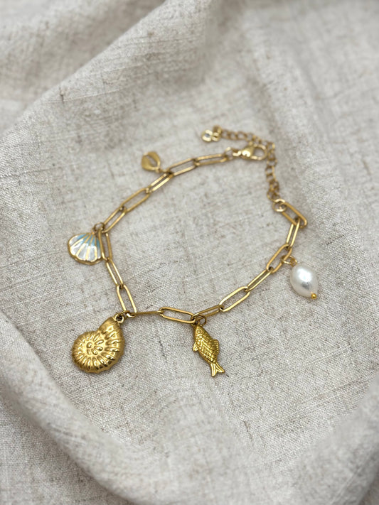 Through the Waters Charm Bracelet – A Symbol of Faith & Protection Simply Korena