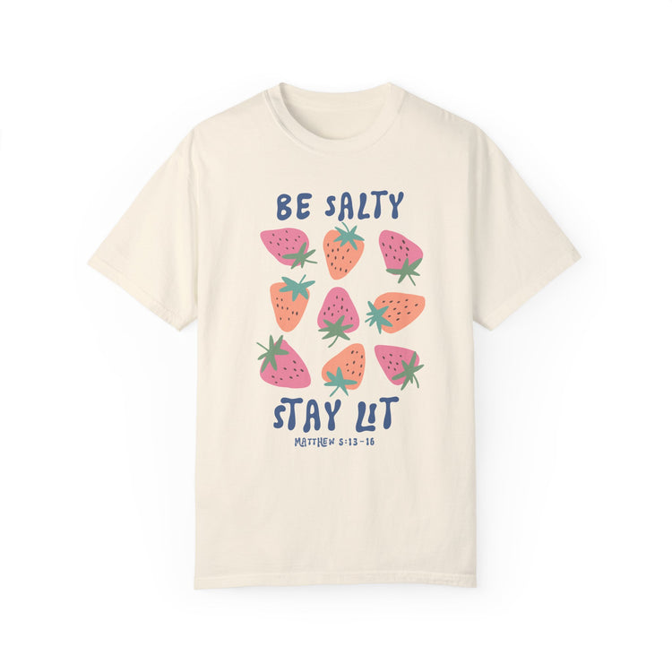 A Simply Korena shirt with an inspirational, faith-centered quote, promoting intentional living through a gentle, encouraging design