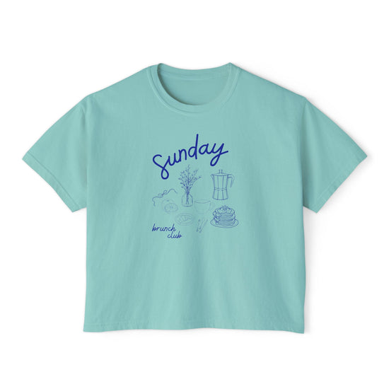 Sunday Brunch Club shirt girls girl I'm literally just a girl saturday morning spring cotton shirt coffee club tee Printify