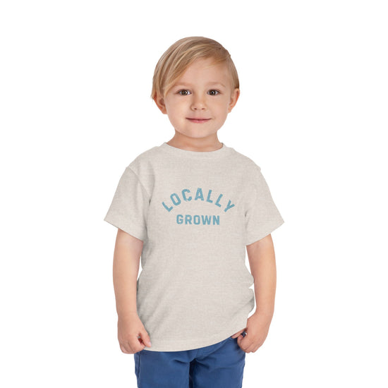 Locally Grown Toddler Tee – Farm Life Shirt for Small Town Littles Printify