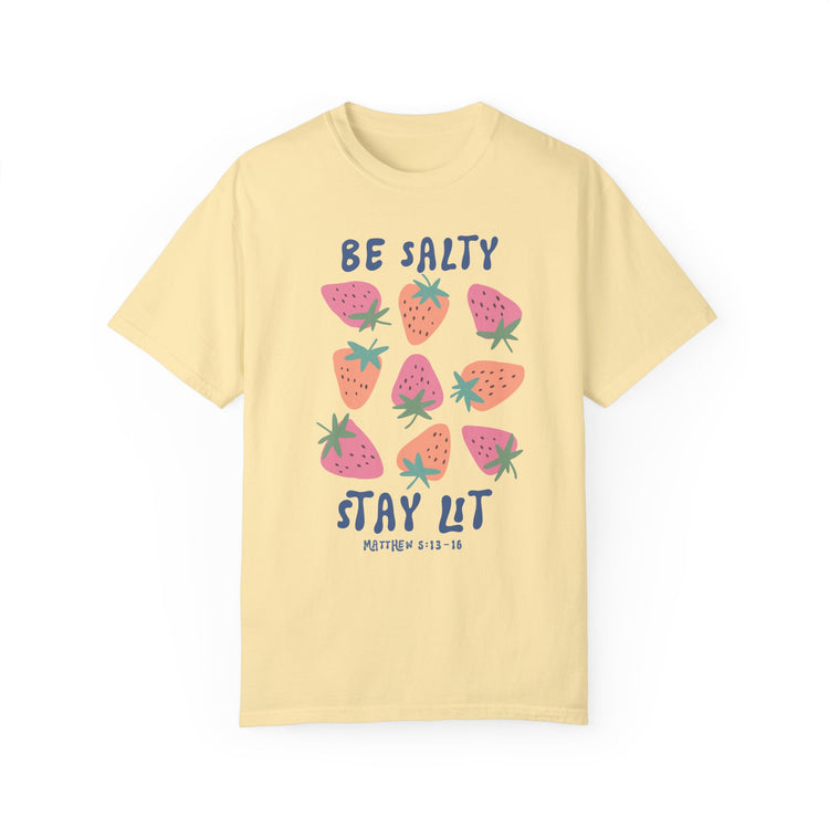A Simply Korena shirt with an inspirational, faith-centered quote, promoting intentional living through a gentle, encouraging design