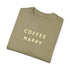 Coffee Happy Tee – Minimalist Coffee Lover Comfort Colors Shirt Printify