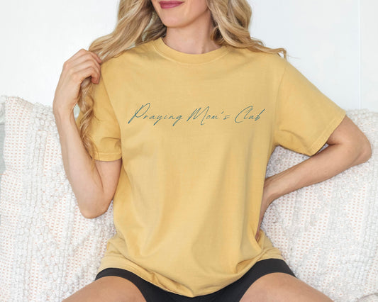 Praying Moms Club Tee – Comfort Colors® Christian Mom Shirt Printify