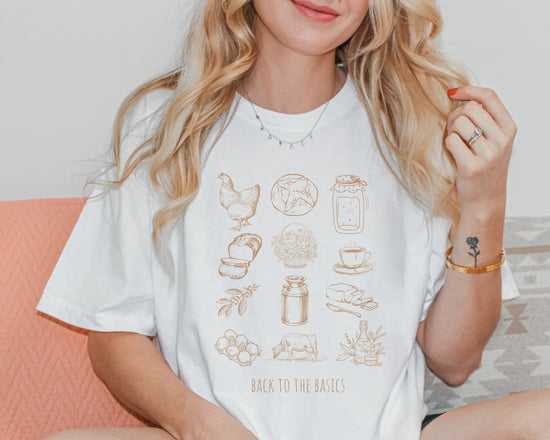 A Simply Korena shirt with an inspirational, faith-centered quote, promoting intentional living through a gentle, encouraging design