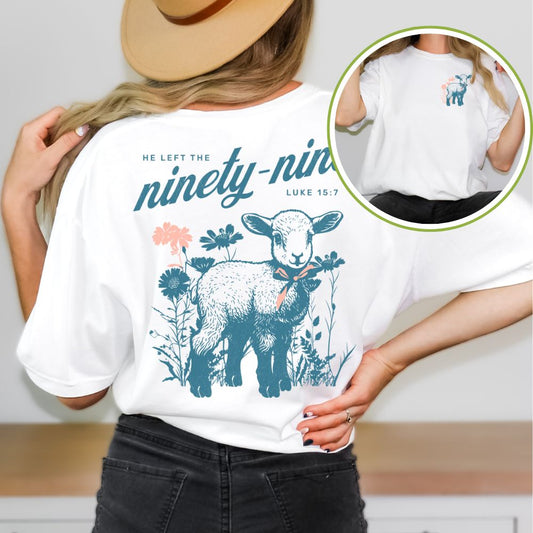 A Simply Korena shirt with an inspirational, faith-centered quote, promoting intentional living through a gentle, encouraging design.