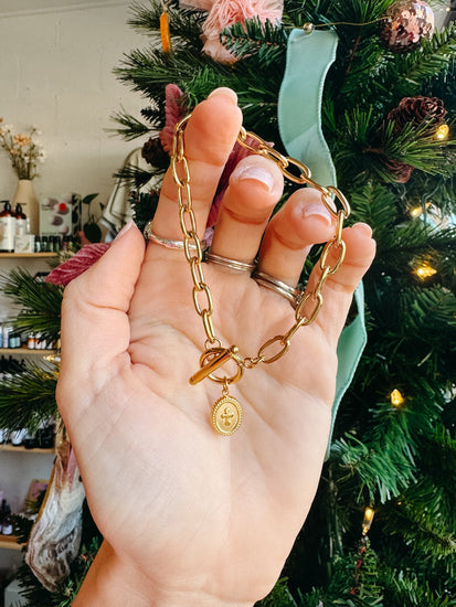 Vintage Toggle Charm Bracelet Simply Korena