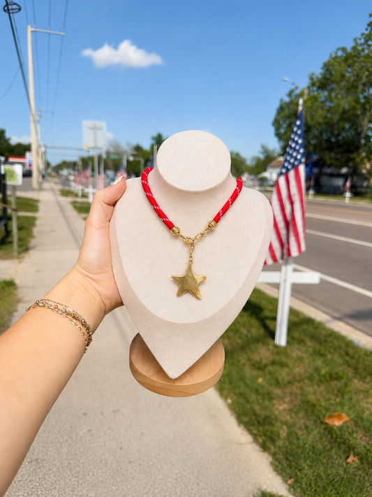 Stars and Stripes Necklace Simply Korena