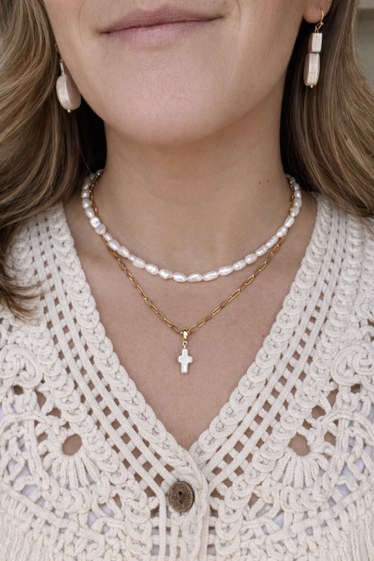 The Beloved Pearl Cross Simply Korena