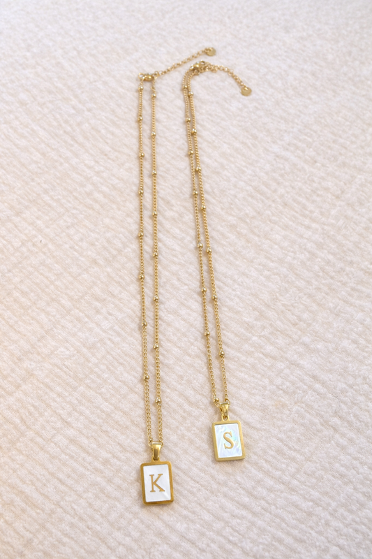 The Heirloom Initial Necklace Simply Korena