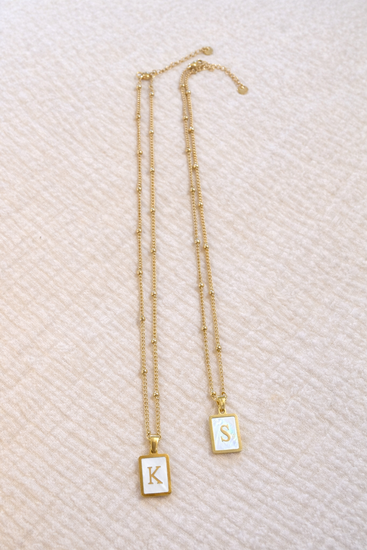 The Heirloom Initial Necklace Simply Korena