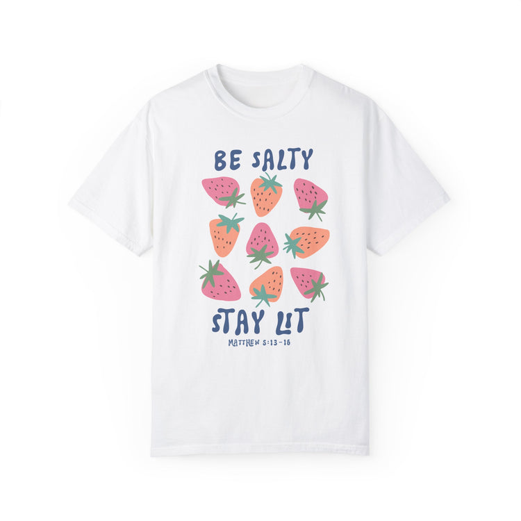 A Simply Korena shirt with an inspirational, faith-centered quote, promoting intentional living through a gentle, encouraging design