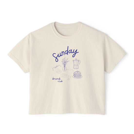 Sunday Brunch Club shirt girls girl I'm literally just a girl saturday morning spring cotton shirt coffee club tee Printify