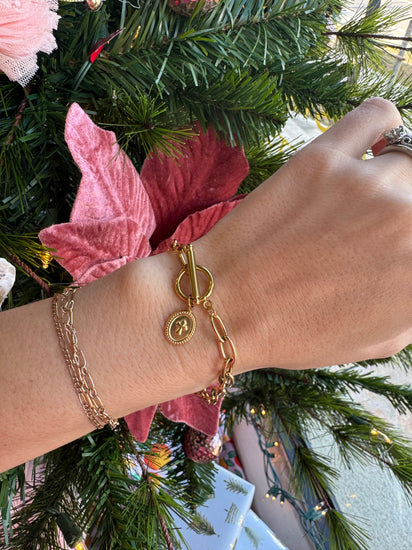 Vintage Toggle Charm Bracelet Simply Korena