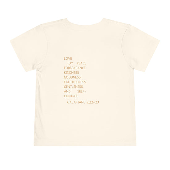 Fruit of the Spirit Toddler Tee – Galatians 5:22 Shirt for Little Disciples Printify