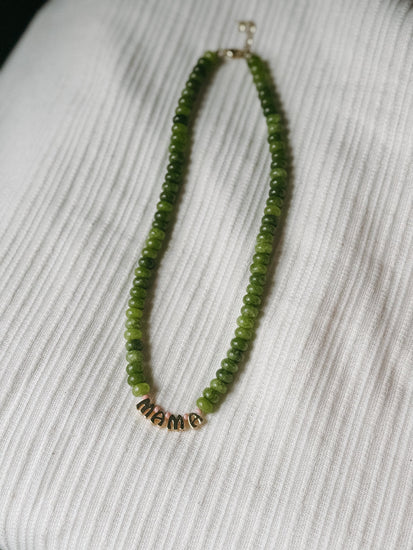 Green Mama Gemstone Necklace Simply Korena