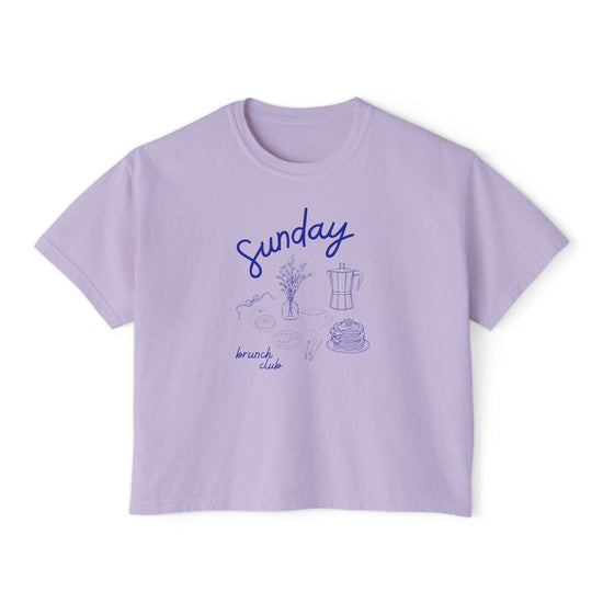 Sunday Brunch Club shirt girls girl I'm literally just a girl saturday morning spring cotton shirt coffee club tee Printify
