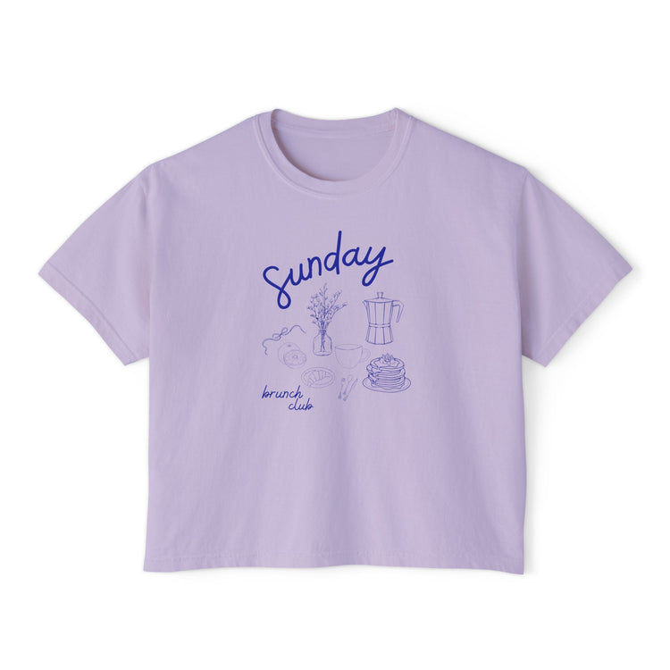 Sunday Brunch Club shirt girls girl I'm literally just a girl saturday morning spring cotton shirt coffee club tee Printify