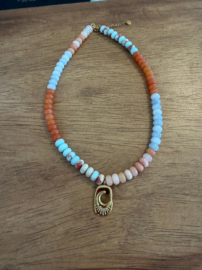 Coral Sky Necklace Simply Korena