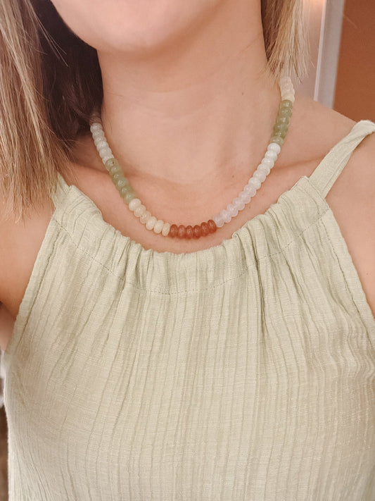 Meadow Gemstone Necklace Simply Korena