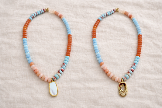 Coral Sky Necklace Simply Korena