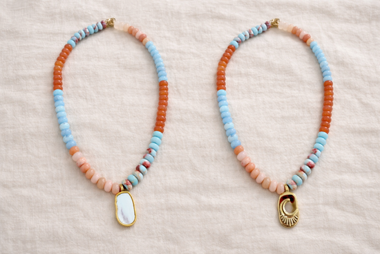 Coral Sky Necklace Simply Korena