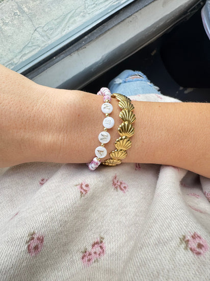 Woman Of God Pearl Word Bracelet Simply Korena