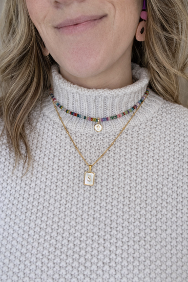 The Anthem Stone Necklace Simply Korena