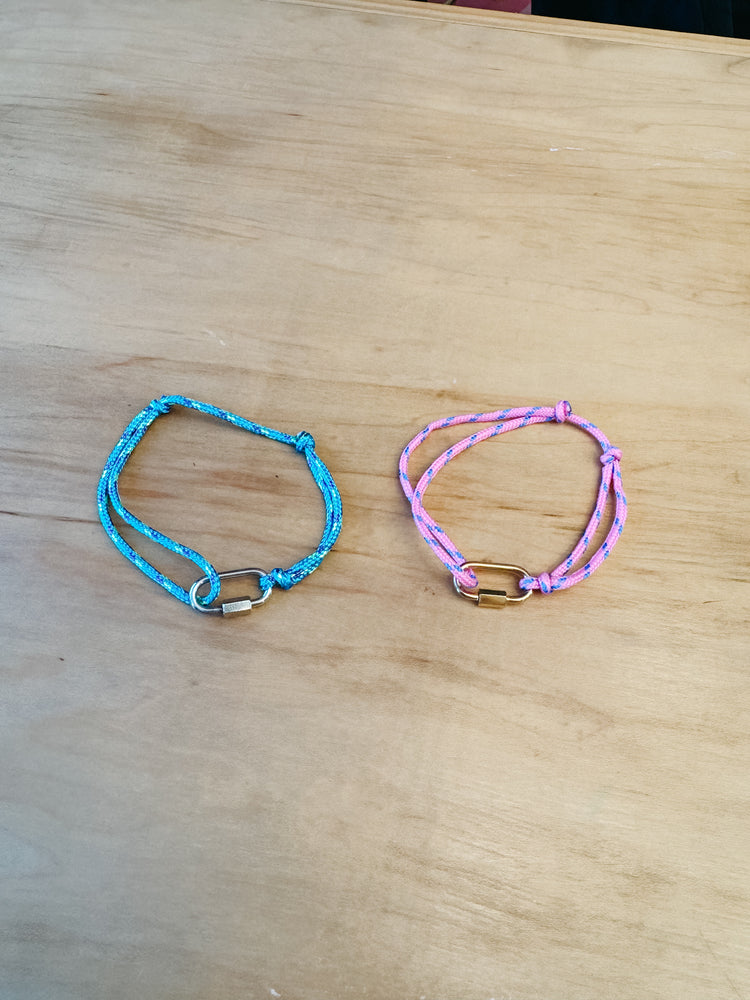 Rope Charm Bracelet (charms separate)