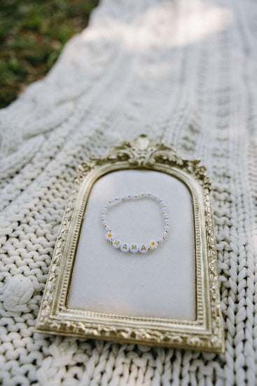 Personalized Daisy Mommy and Me Bracelet Set Simply Korena