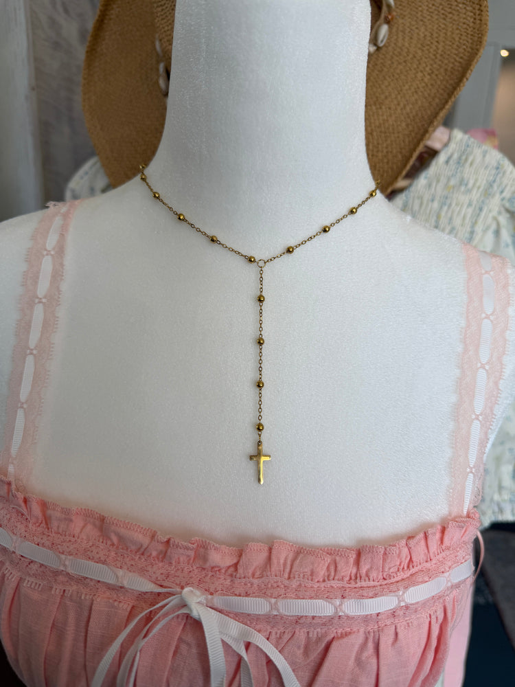 Faith Lariat  Necklace Simply Korena