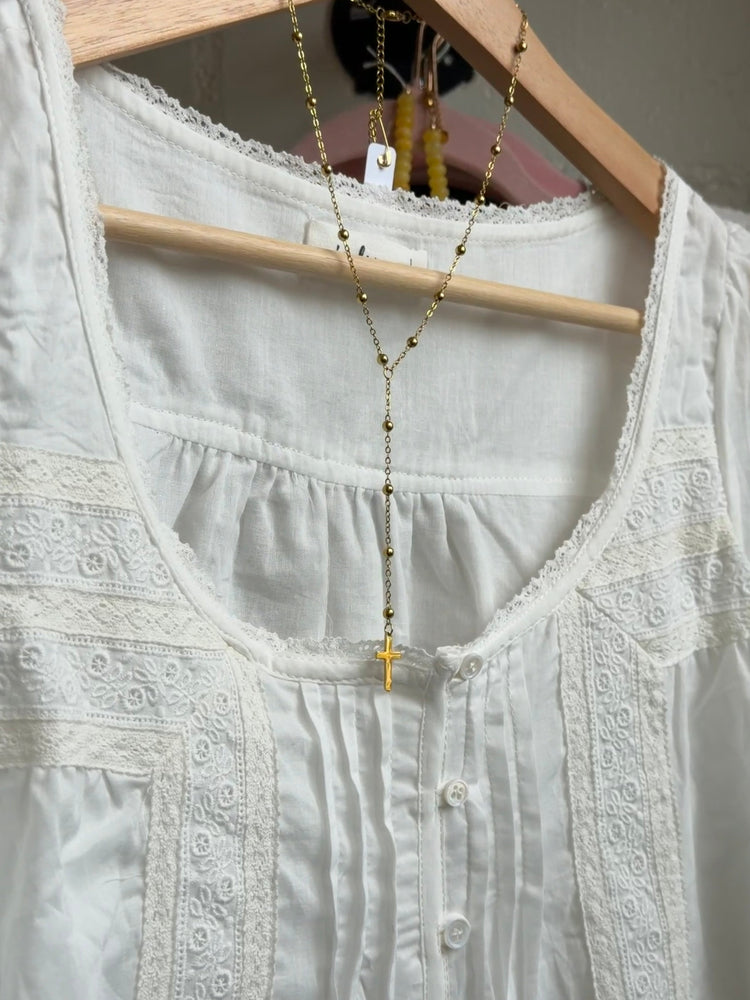 Faith Lariat  Necklace Simply Korena