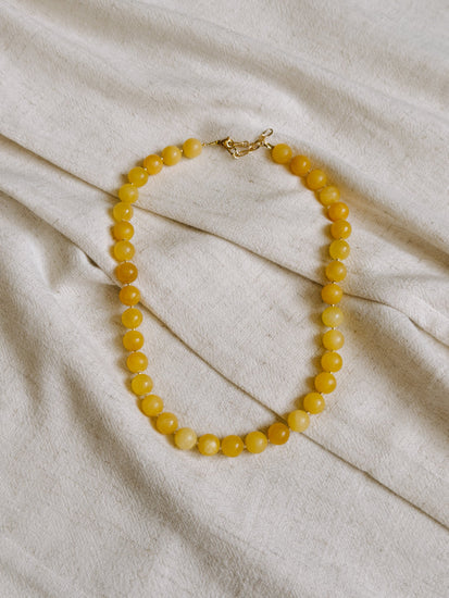 Marigold Beaded Necklace Simply Korena