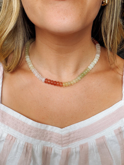 Meadow Gemstone Necklace Simply Korena