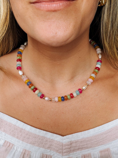 Soleil Beaded Necklace Simply Korena