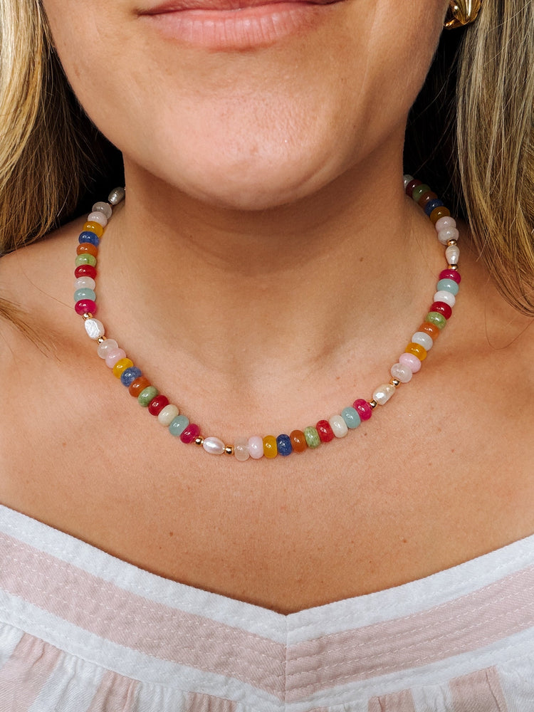 Soleil Beaded Necklace Simply Korena