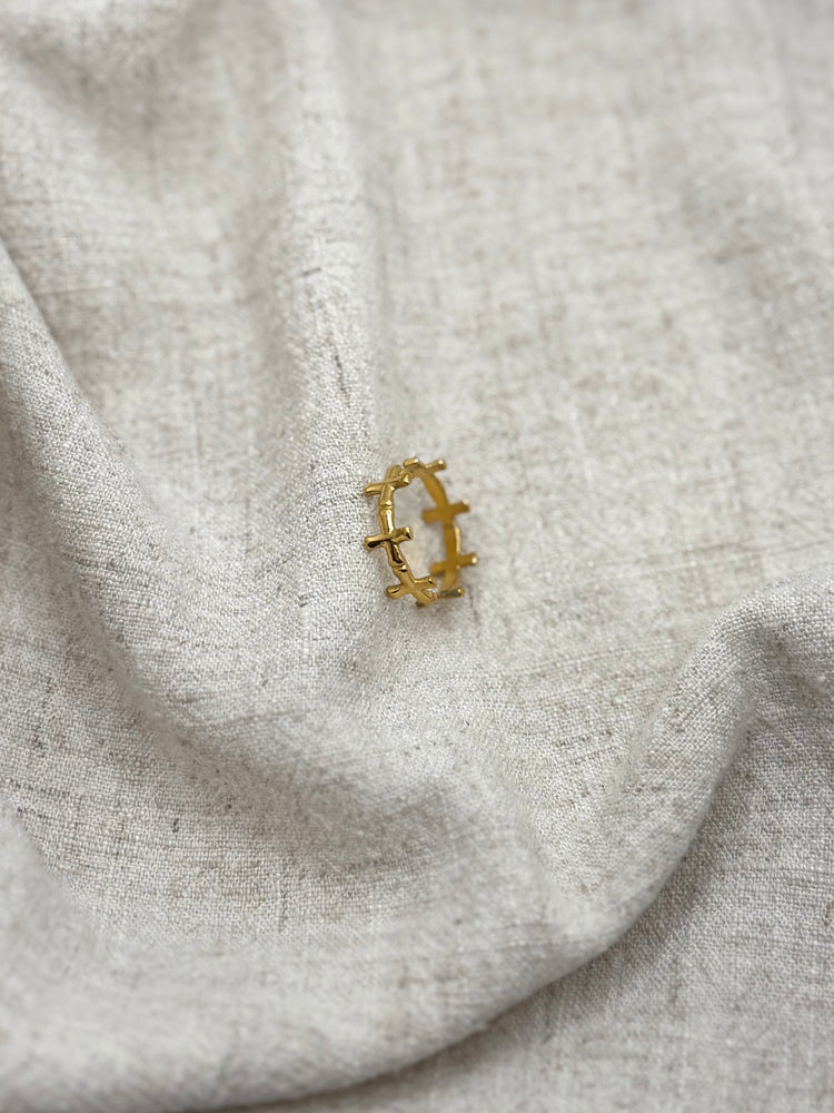 Abide Cross Ring (Adjustable) Simply Korena